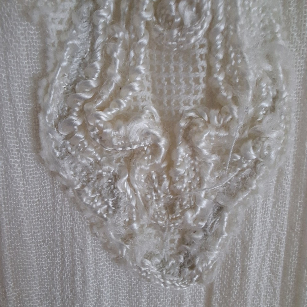 Kimchi Blue Lace Ruffle Maxi Dress Women's 2 Dove Crinkle Gauze Unben Outfitters - Picture 9 of 16